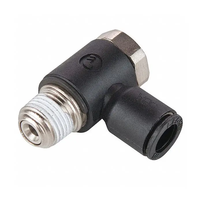 Legris 70155611 Knobless Compact Flow Control - 90 Degree - 1/8 in