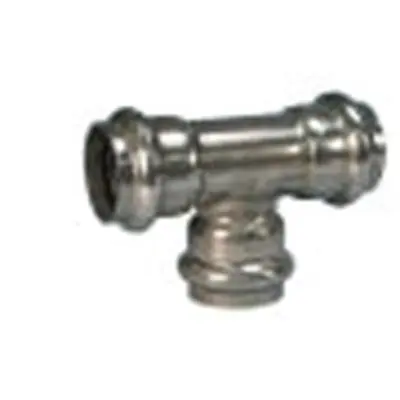 Victaulic F006592XH5 Vic-Press 3/4 in. Press 500 psi 304L Stainless Steel Tee