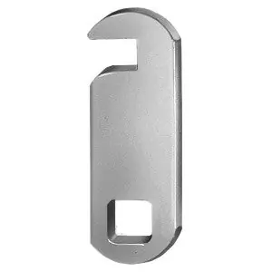 National Cabinet Lock C7008-2C Lock Cam, Disc Tumbler, Straight Hook, 1-1/2 Length x 0.625 Width x 0.095 Thickness, Zinc Plated