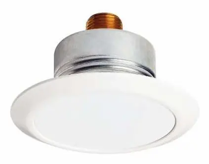 Victaulic S381PCS410 FireLock V3801 Plain Brass Standard Response Adjustable Concealed Pendent Sprinkler 1/2 in
