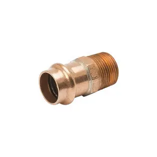 Mueller PF 01131 Copper Male Adapter P X MPT, 1/2 x 1/2