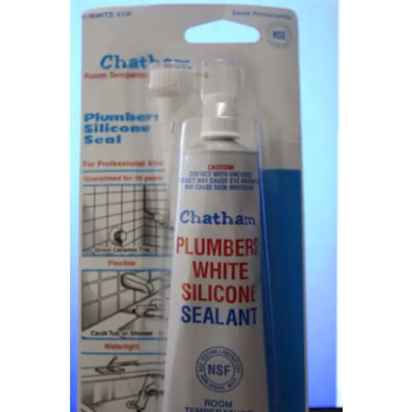 Chatham Brass Company Inc. 3W Silicone Caulk 3 oz Tube - White