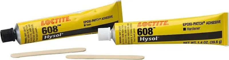 Loctite 398456 Hysol 608 High Strength Epoxy Structural Adhesive, Clear, 2.8oz Kit