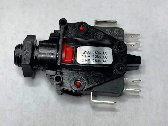 Herga 6872-OCO-U126 Air Switch DPDT Momentary