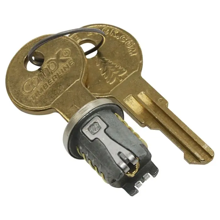 Timberline LP-100-KTO-112TA-14A LOCK PLUG, BRIGHT NICKEL, KA 1 F/ALL LOCKS
