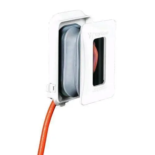 Raco ML450W Polycarbonate 1-Gang Flat Expandable While-In-Use Low Profile Cover 3.61 Inch x 1 - 3 Inch x 5.70 Inch