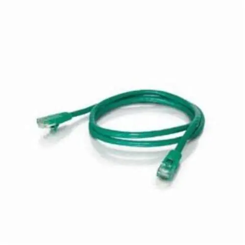 Quiktron 576-120-005 CBL ASSY 24-4PR STRANDED CAT6 CM RJ45/RJ45 5FT W/BOOT GREEN VALUE SERIES