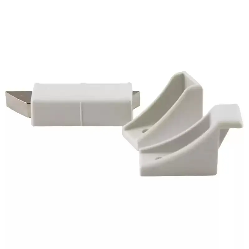 TIMBERLINE D200DL-WHT Door Latch Lock Kit Double Lock on Top Right/Bottom Left White With Latch Activator Catch