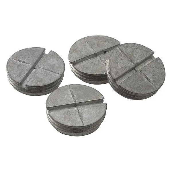 Raco 5271-0 Gray Die Cast Zinc Round Slotted Closure Plug 1-Inch NPT 4 per Bag