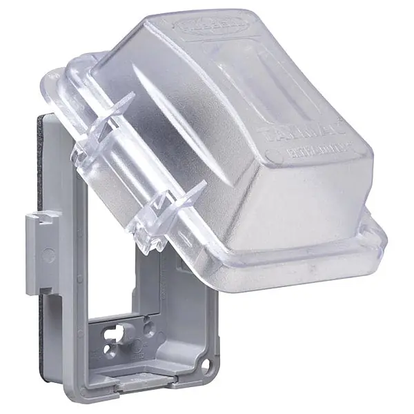 Raco MM420C Polycarbonate 1-Gang Non-Metallic Extra-Duty While-In-Use Cover 4.18 Inch x 2.75 Inch x 5.9 Inch Taymac