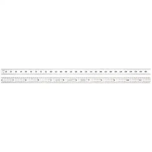 L.S. Starrett 51332 Full Flexible Steel Rule 300 mm 31 Measurement Type