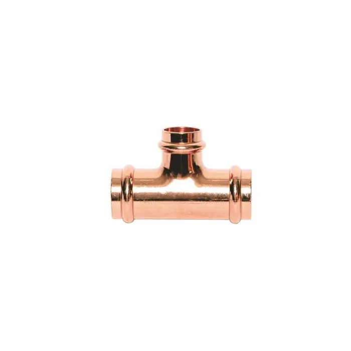Mueller PF04031 Streamline PRS Copper Press Tee, Small, P x P x P, 3/4 x 3/4 x 3/4