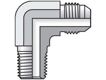 Parker 12-8 CTX-SS Triple-Lok 37° 90° Elbow CTX