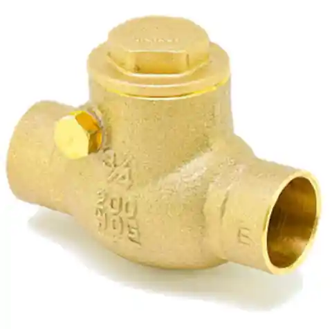 Watts 0123504 Series LFWCV 3/4 in. Brass Solder Swing Check Valve