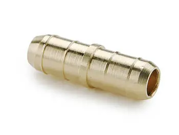 Parker 22-4 Pneumatic Hose Barbs, 1/4 in, Barb, Brass, Domestic