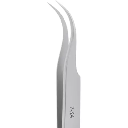 Excelta 7-SA High Precision Electronic Tweezer, 45 Degree, 4-1/2 Inch x 0.393 Inch x 0.06 Inch