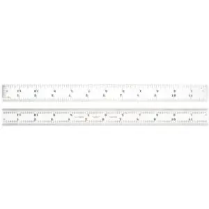 L.S. Starrett 51344 Semi-Flexible Ruler 12 in Inch Graduations Replacement MPN
