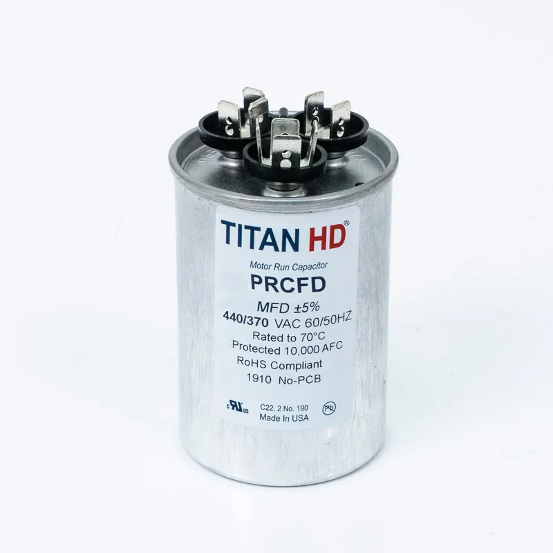 Packard PRCFD253A Run Dual Round Capacitor 25+3 MFD 370/440 VAC