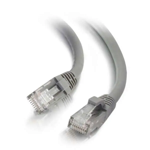 Quiktron 576-100-001 CBL ASSY 24-4PR STRANDED CAT6 CM RJ45/RJ45 1FT W/BOOT
