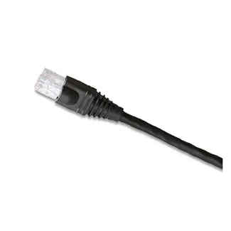Leviton 62460-1E Patch Cord, Stranded, UTP, Cat 6, 0.225 Diameter x 1 ft Length, High Impact Fire-Retardant Plastic Plug