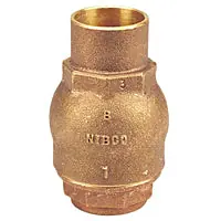 NIBCO NJ7Q006 S-480-Y 1/2 in. Bronze Solder Check Valve