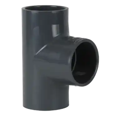 Spears 801-101 Tee Fitting Schedule 80 PVC 3/4X1/2