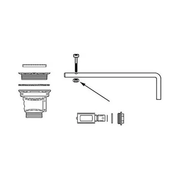 Fisher Manufacturing 11177 Nut, Locking (8-32 Thd) For Fisher Manufacturing