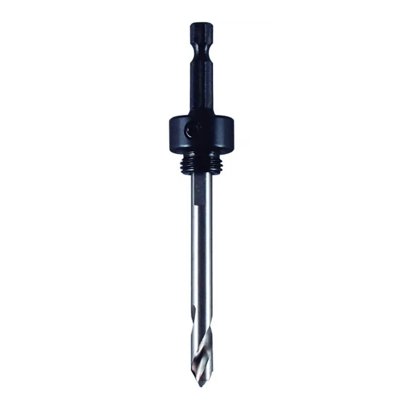 M.K. Morse MA24 Hole Saw Arbor, 1/4 in Hex, 1/4 in Arbor dia, 1/2 in-20 Thread, Standard Pilot Arbor