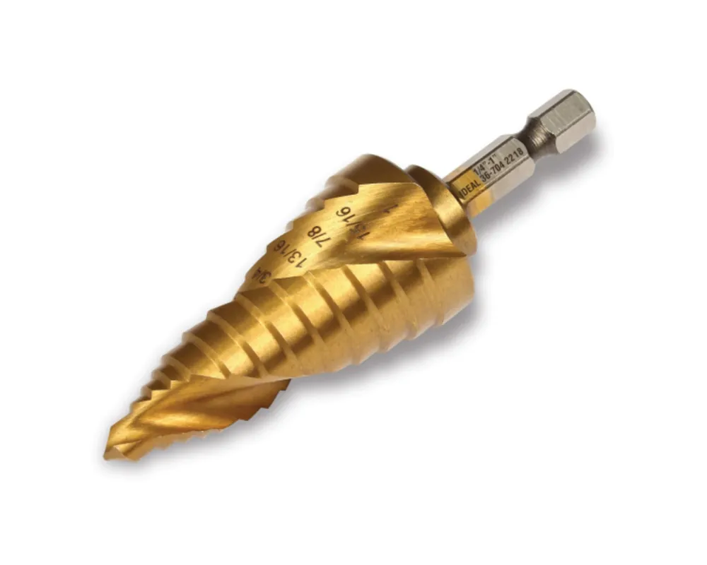 Ideal Industries 36-704 Spiral Step Bit 1/2 in. - 1 in.