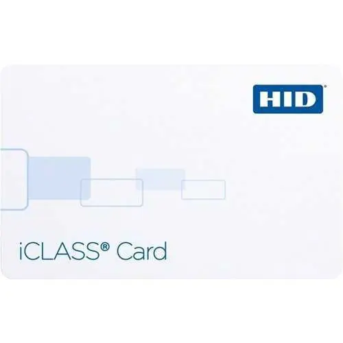 HID GLOBAL 2100PGGAN iCLASS Card, 2k Bits (256 Bytes) w/ 2 App Areas, Programmed w/ Std iCLASS Access Control App