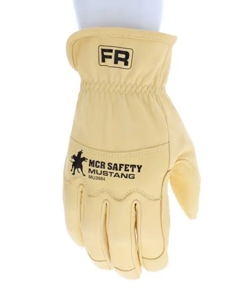 MCR Safety MU3664M Mustang HiDex Premium Goatskin Drivers Utility Work Gloves Medium Unlined Replacement MPN