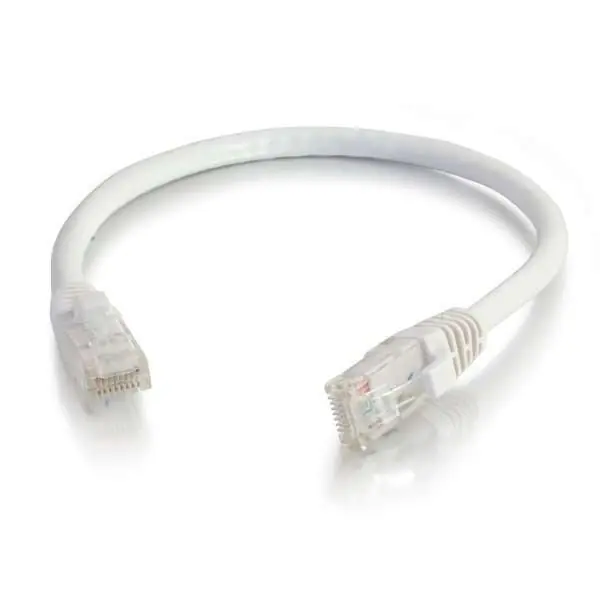 QUIKTRON 576-125-007 CBL ASSY 24-4PR STRANDED CAT6 CM RJ45/RJ45 7FT W/BOOT WHITE VALUE SERIES