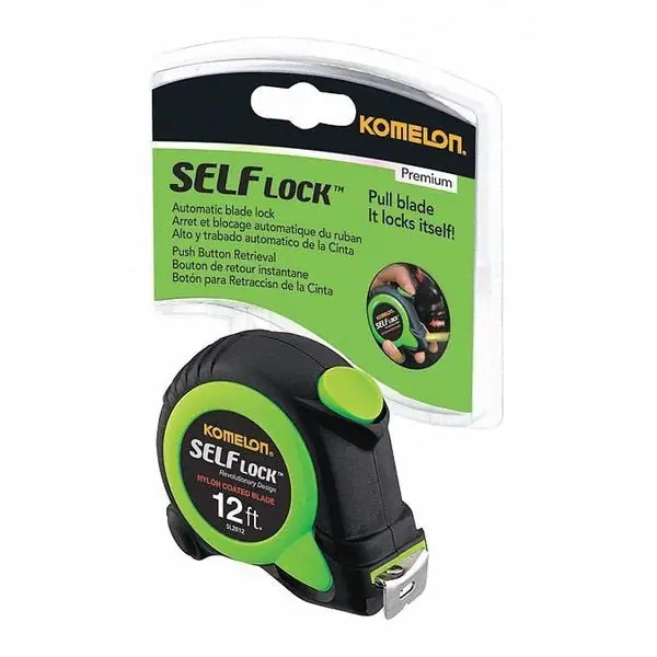 Komelon USA SL2812 Self Lock Measuring Tape 5/8 in x 12 ft Replacement MPN
