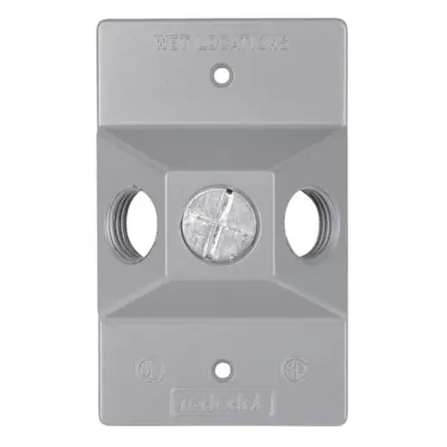 Thomas & Betts S203E-R Single Gang Standard Lampholder Cover Power Length 4-1/2 Inches Replacement MPN