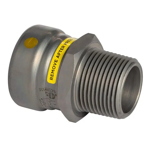 Mueller CP01146G, Carbon Steel Adapter Male, P X MPT, 3/4 X 3/4