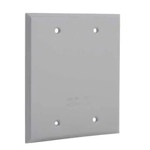 BELL 5175-0 RAC 2G WEATHERPROOF COVER BLANK GRAY