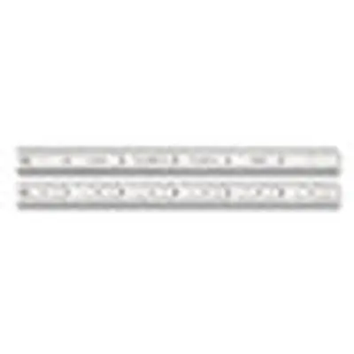 L.S. Starrett 51374 Steel Rule 6 in 16R Steel Full-Flexible