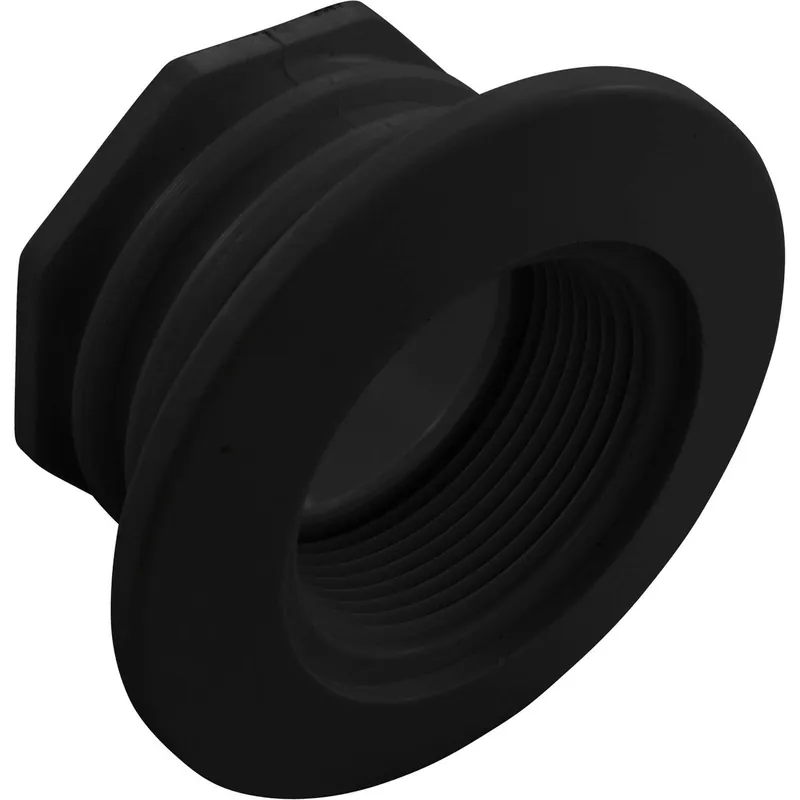 Custom Molded Products 25523-104-000 Gunite Pool Fitt 1.5In Fip X S Wtr Stp Black