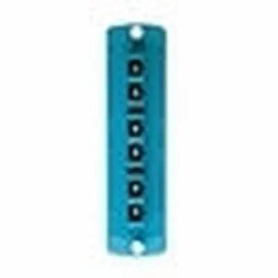 Leviton 5F100-6QC SDX Precision Molded Plate, 50, 125um Multimode Laser Optimized OM3/4, Duplex SC, Fibers, Zirconia Ceramic Sleeve, Blue