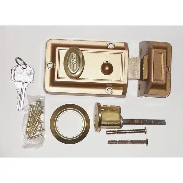 KABA ILCO CORP 220-53-51 NIGHT LATCH KW1 BRONZE LACQUER