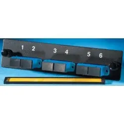 ORTRONICS OFP-SCD06AC Fiber Optic Panel 3-SC-Duplex (six fibers) single-mode adapters