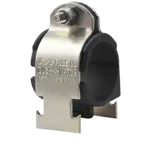 ZSI CN18 Pipe Clamp, 1-1/8 Steel Standard Cush-A-Nator