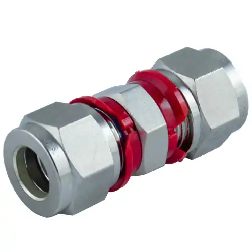 MAKO PRODUCTS SUI-8 TUBE UNION 1/2 T - 1/2 T - DOUBLE FERRULE