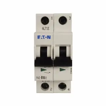 Eaton FAZ-D10/2-NA 2-Pole 10 Amp Circuit Breaker