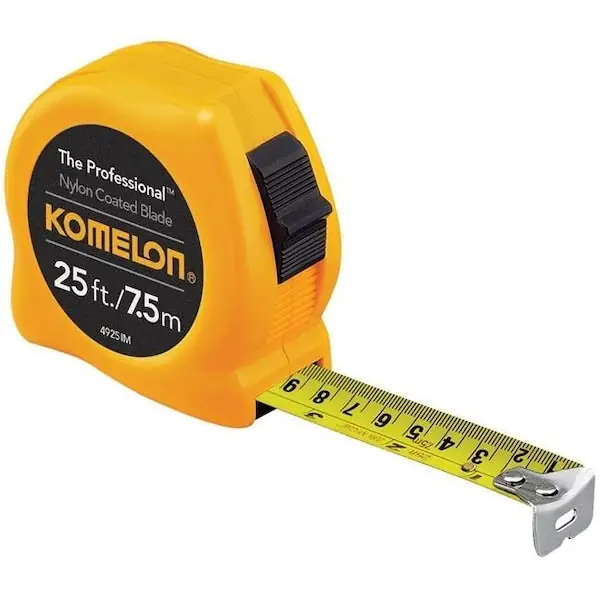 Komelon USA 4925-IM Professional Series Power Tapes 1 in x 25 ft Inch/Metric