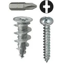 L H DOTTIE COMPANY WDK6 #6 Anchor Kit Wall Driller (Zinc)