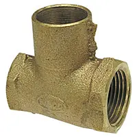NIBCO B090900 7103 Tee 3/4 in Nominal FNPT x FNPT x C