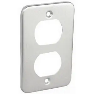 Mars 84987 Duplex Receptacle Utility Box Cover 2-1/8 Inch L x 4 Inch W Replacement MPN