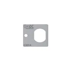 NATIONAL CABINET LOCK C2001-14A Drawer Strike, 1-3/4 Length x 1/2 Width
