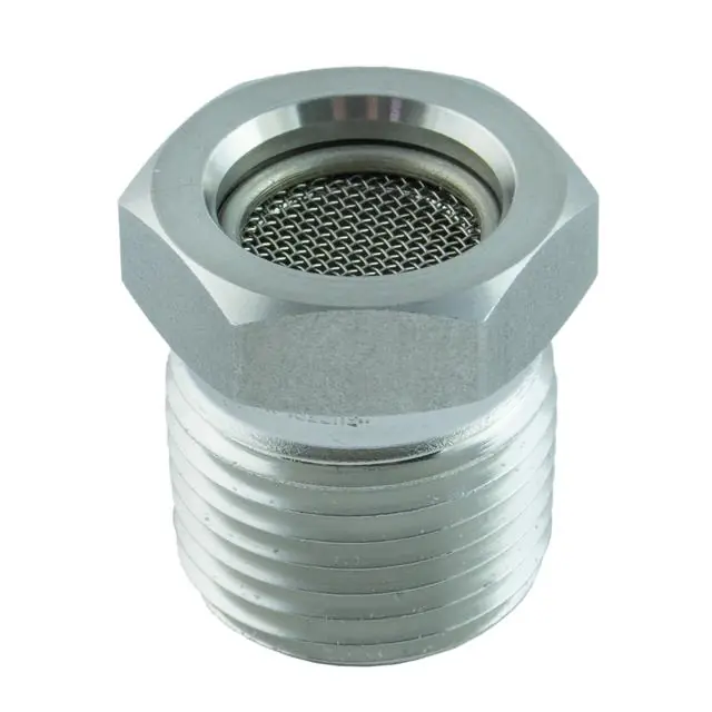 Mako Products SVP-4N VENT PROTECTOR PLUG 40 MESH 316 SS SUPERLOK TUBE COMPRESSION FITTING DOUBLE FERRULE